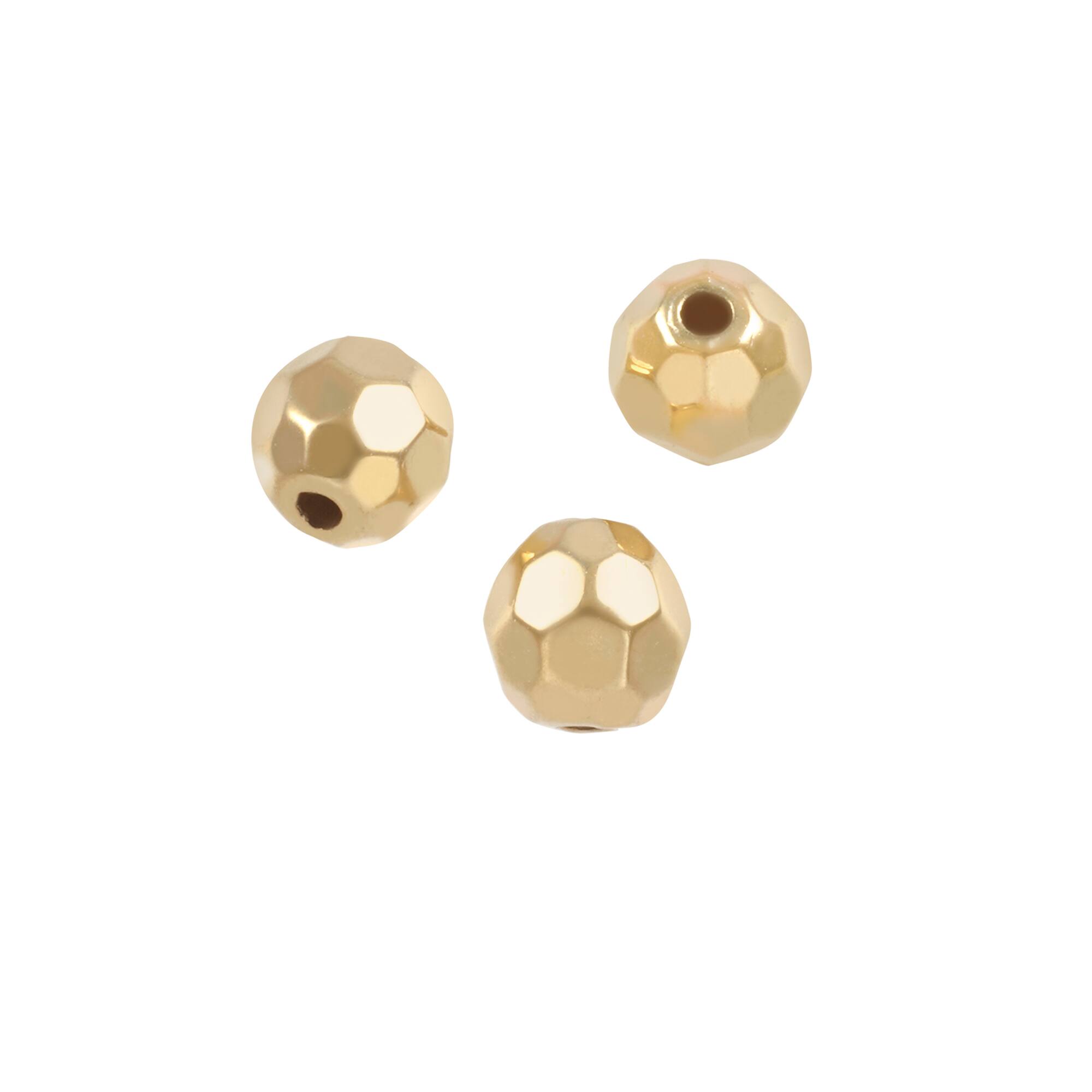 5.5mm Faceted CCB Round Craft Beads by Bead Landing